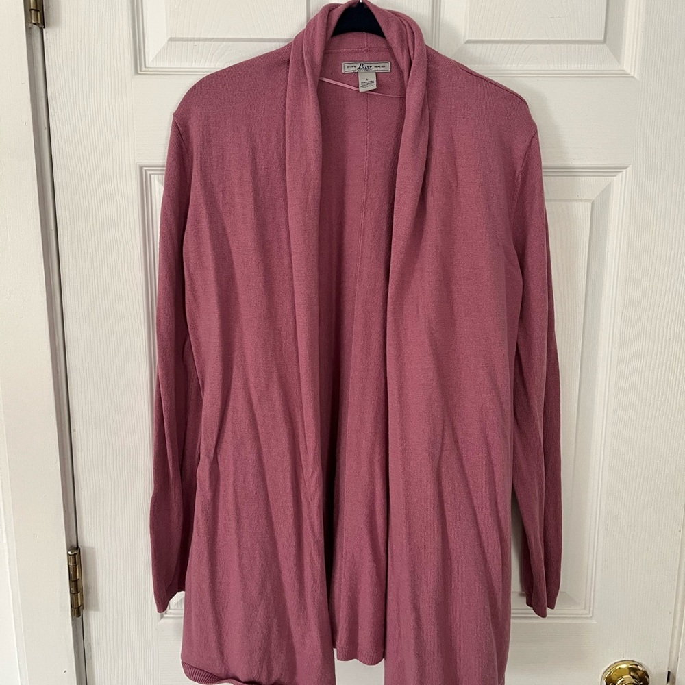 Bass womens Large open front cardigan